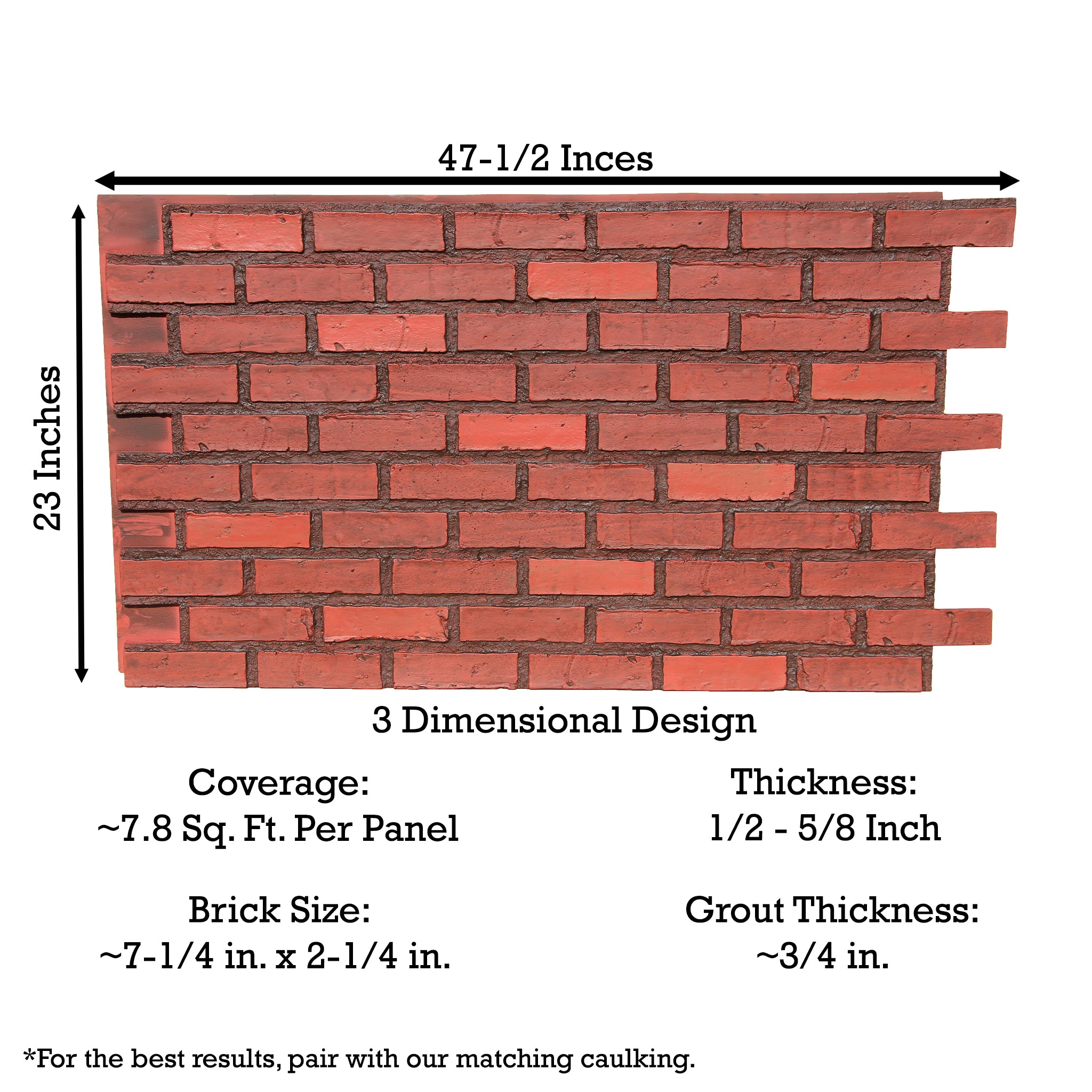 British Brick Faux Brick Panels | Classic Brick Wall Panels