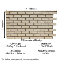 Faux British Brick