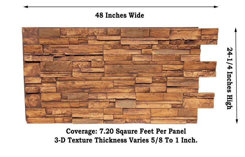 Traditions Faux Stone Sample | Faux Stone Panel Sample | Tritan BP