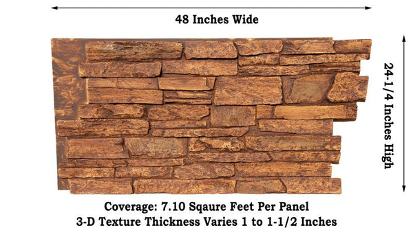 Faux Harvest Ledge Sample