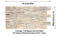 Faux Traditions Stone Panel Sample