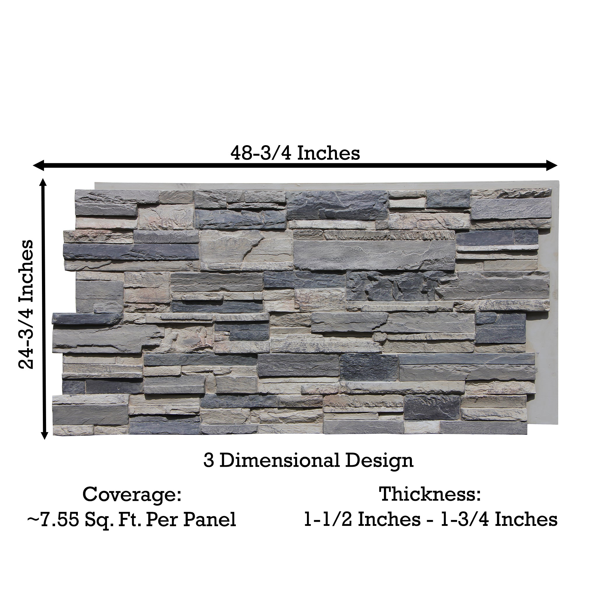 Earth's Valley Faux Stone Panels | Ledge Stone Wall Panels | Tritan BP