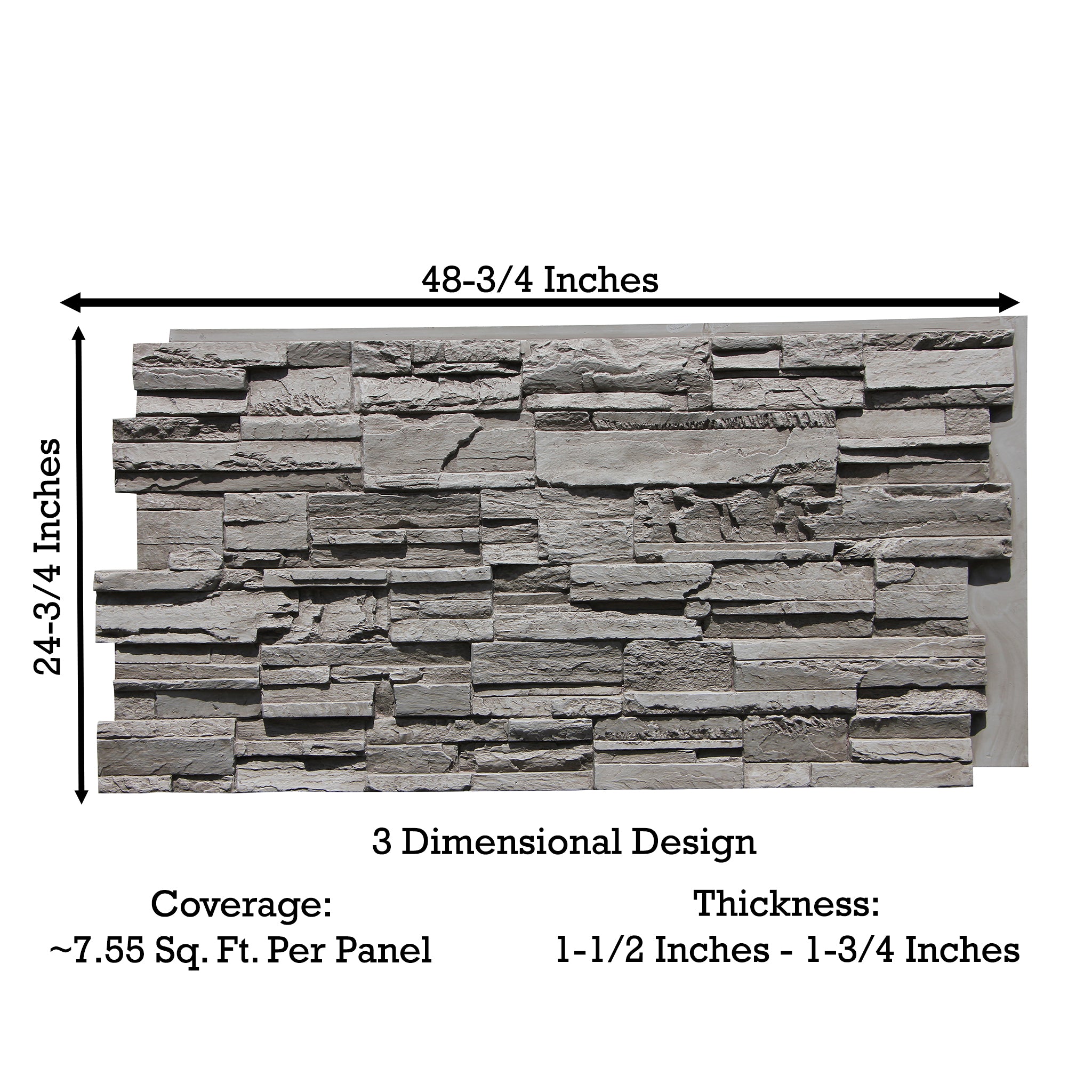 Earth's Valley Faux Stone Panels | Ledge Stone Wall Panels | Tritan BP