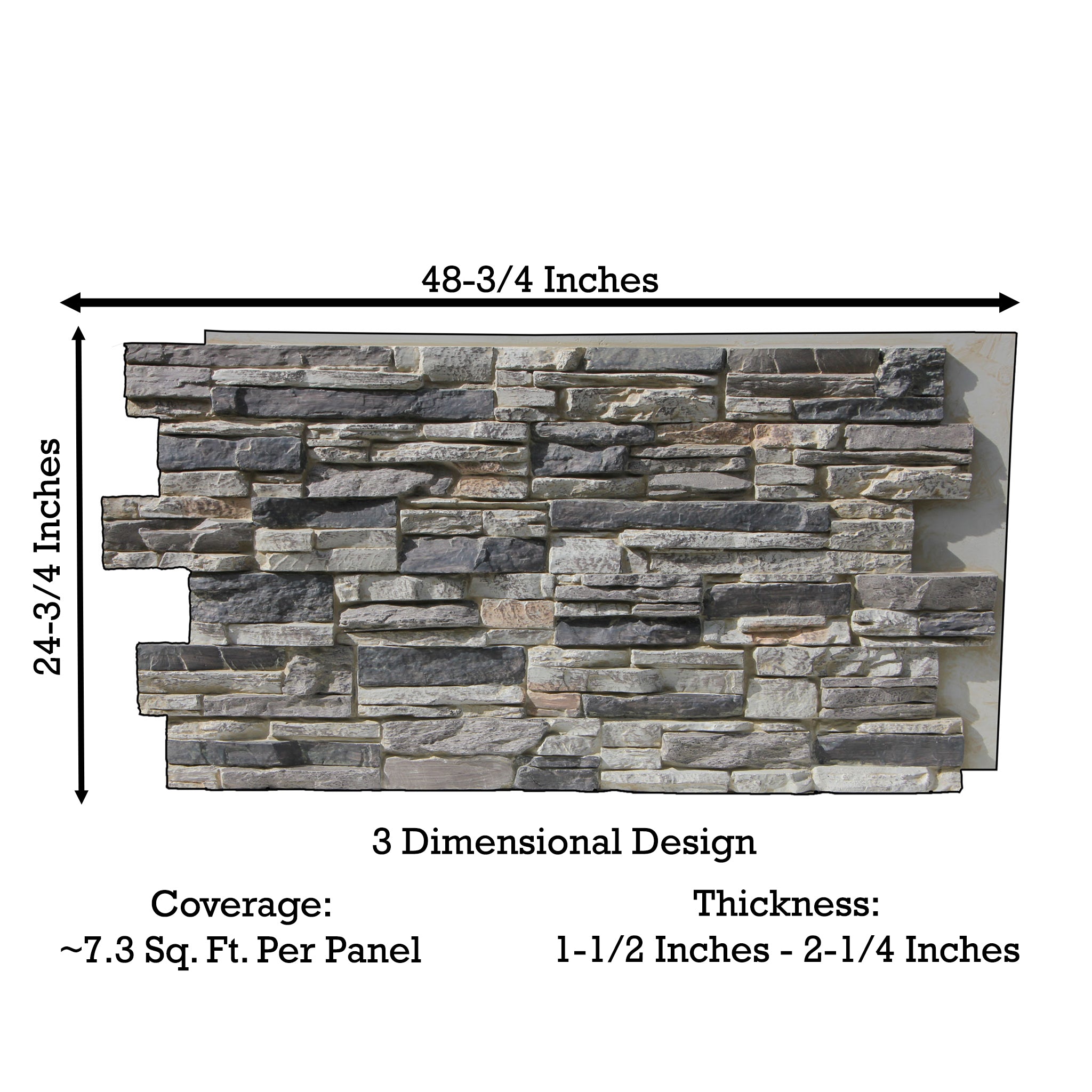 Lightning Ridge Faux Stone Panels | Tritan BP