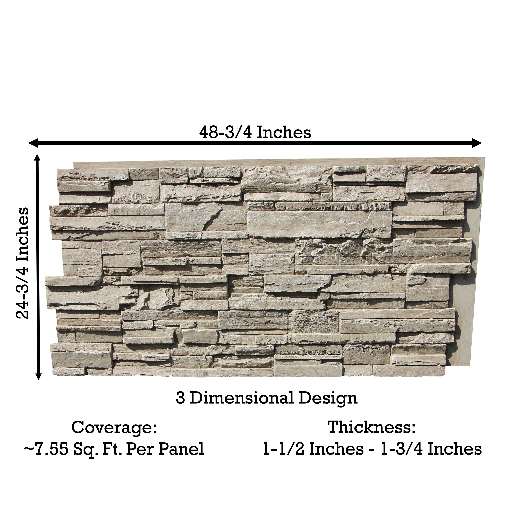 Earth's Valley Faux Stone Panels | Ledge Stone Wall Panels | Tritan BP