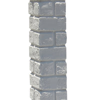 Faux Aged Brick Outside Corner