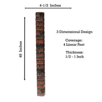 Faux British Brick Outside Corner