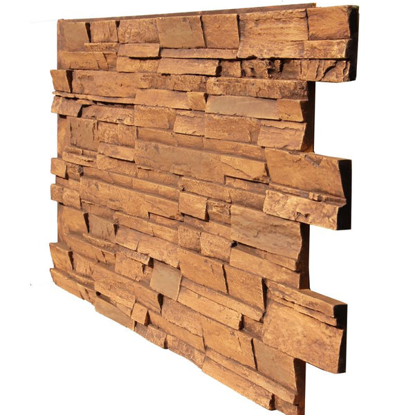 Faux Traditions Stone Panel Sample