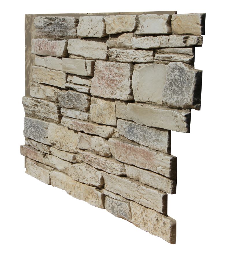 Muestra de Harvest Ledge de piedra sintética