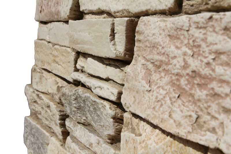 Muestra de Harvest Ledge de piedra sintética
