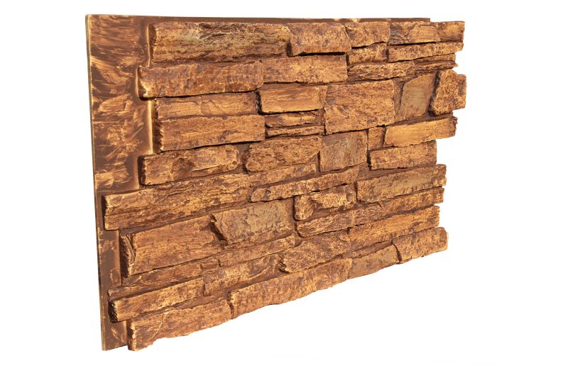 Harvest Ledge Faux Stone Sample | Faux Stone Panel Sample | Tritan BP