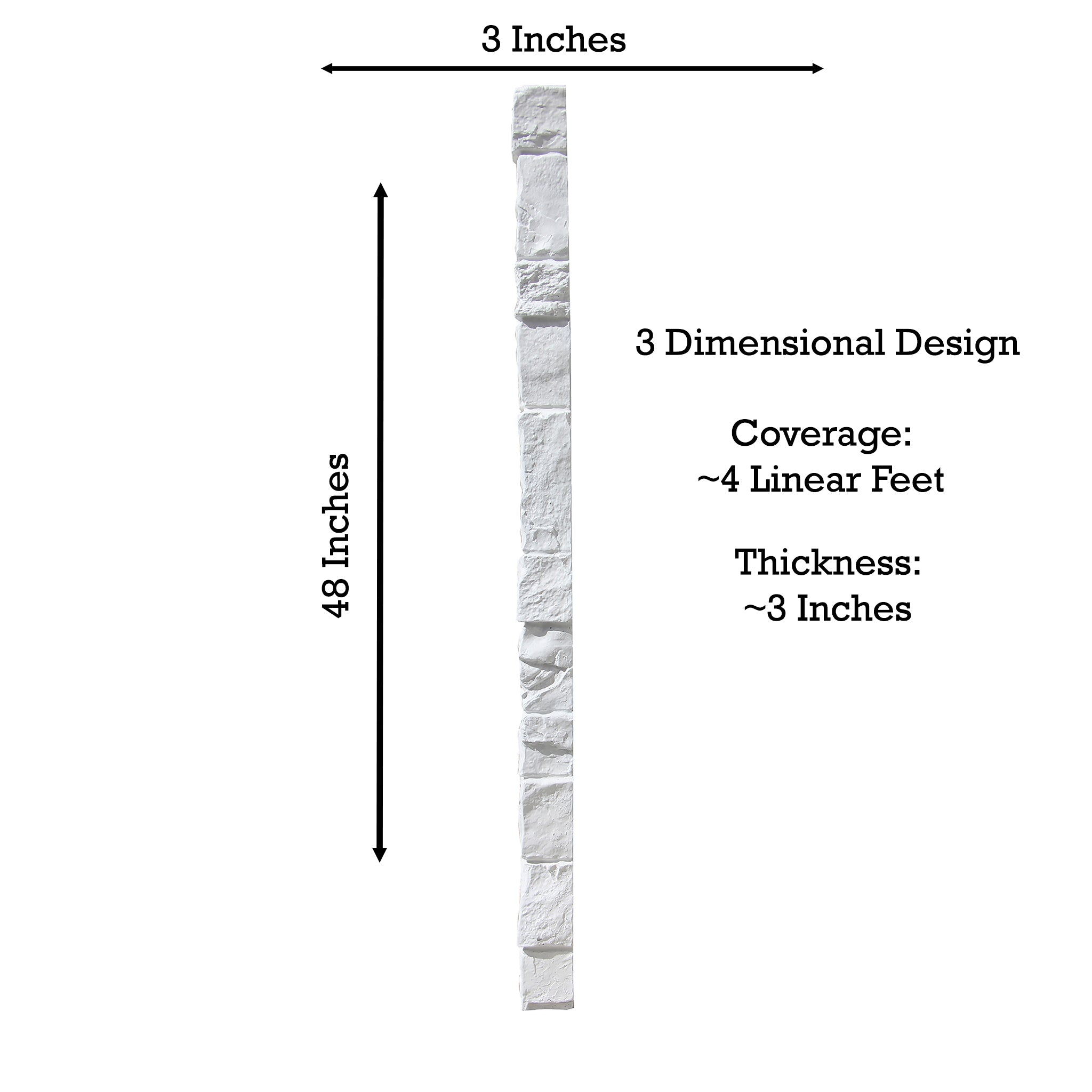 Universal Outside Corner | Faux Stone Corner Trim | Tritan BP