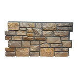 Cotswold Stone faux stone wall panel in Antique Honey, creamy honey limestone, front view