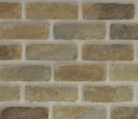 Cottage Lane faux brick color swatch: Sandy Cove