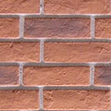 Cottage Lane faux brick color swatch: Sunset Shore